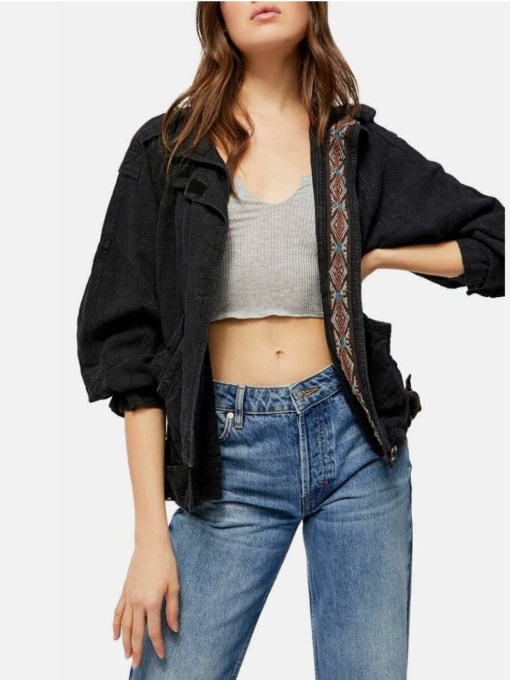 Free People | Safari Bomber Jacket